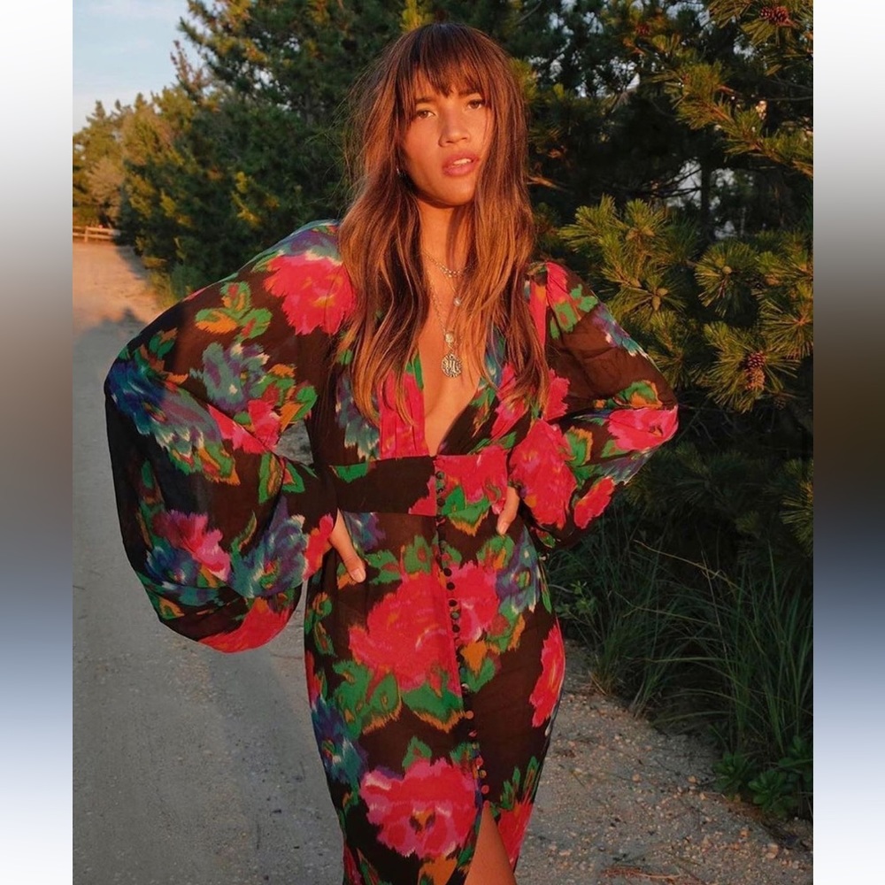 Rat & Boa Ferreira Floral Maxi Dress